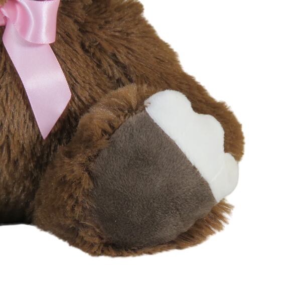 Kellytoy Sloth Bunny Ears Plush Toy Pink Bow Stuffed Animal Sitting 13" Tall - Picture 7 of 16